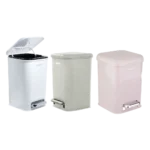 سطل پدالی چهارگوش ۶ لیتری همارا