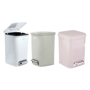 سطل پدالی چهارگوش ۶ لیتری همارا