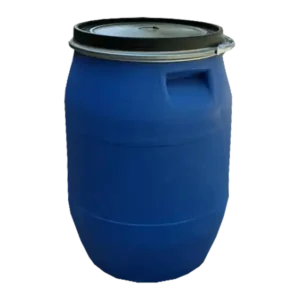 بشکه پلاستیکی طوق دار 60 لیتری دهانه باز برند امین