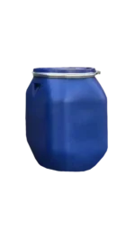 بشکه پلاستیکی طوق دار 120 لیتری دهانه باز برند امین