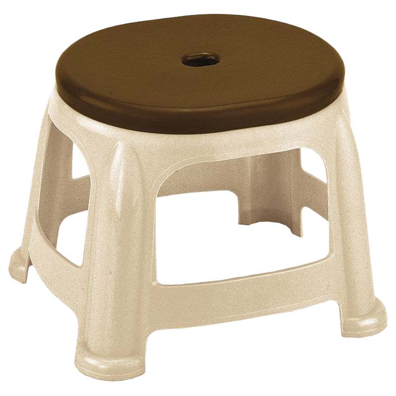 919 چهارپایه پلاستیکی کوتاه دو رنگ ناصر پلاستیک مدل ۹۱۹ - Image 1