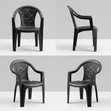 nasser plastic floral design armchair 872