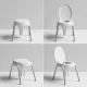 nasser plastic metal leg commode chair 950