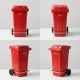 nasser plastic pedal wheelie bin 5125