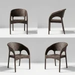 nasser plastic wicker club chair 992