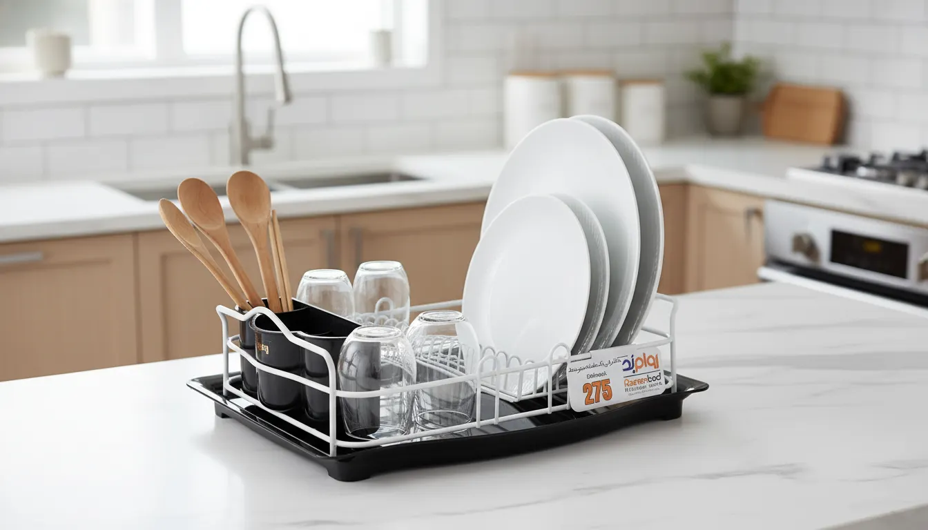 23423423 جاظرفی متوسط یک طبقه 275 با روکش پلاستیک روامبد - Image 1