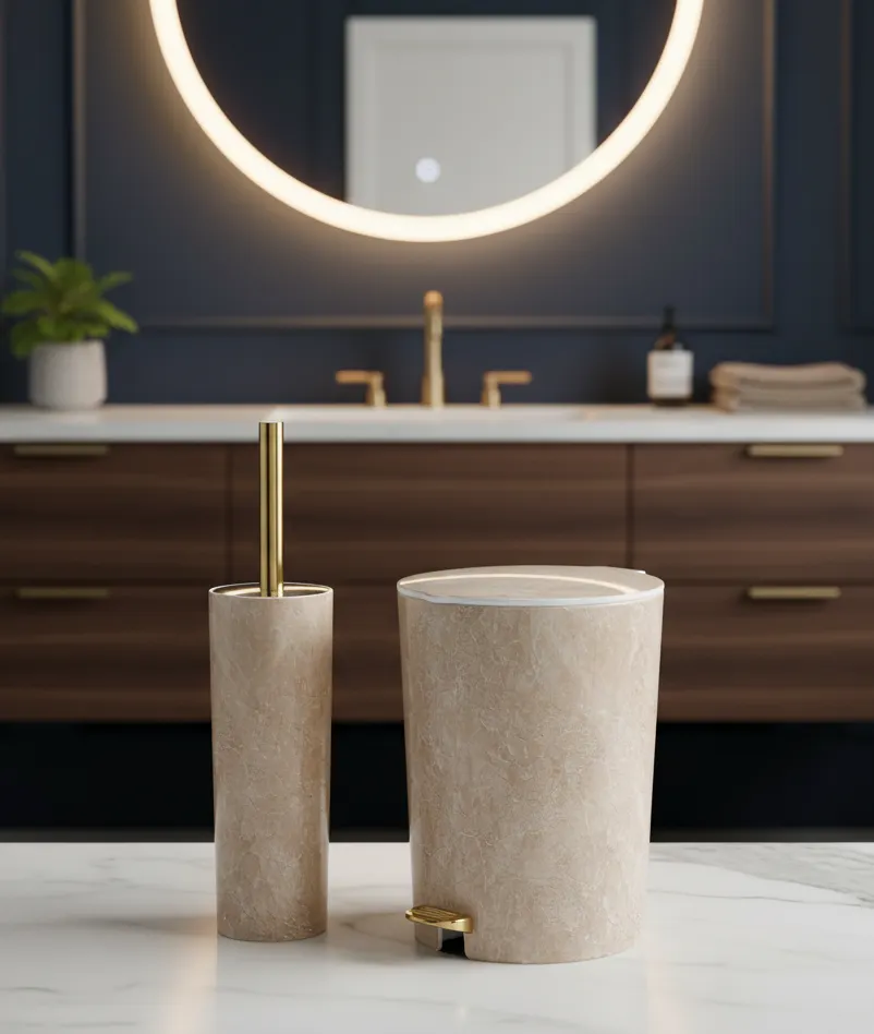 ۳۴۴۲۳۴۲۳ سطل و فرچه طرح سنگ کد ۲۳۸۰ - Image 1