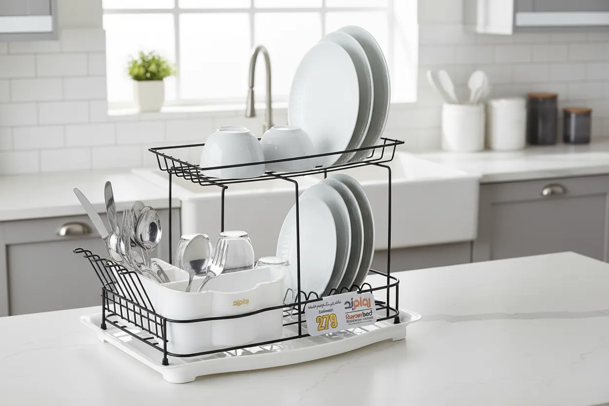 ۱۲۳۱۲۳۱۲۳ جاظرفی یک و نیم طبقه 279 رنگ الکترواستاتیک روامبد - Image 1