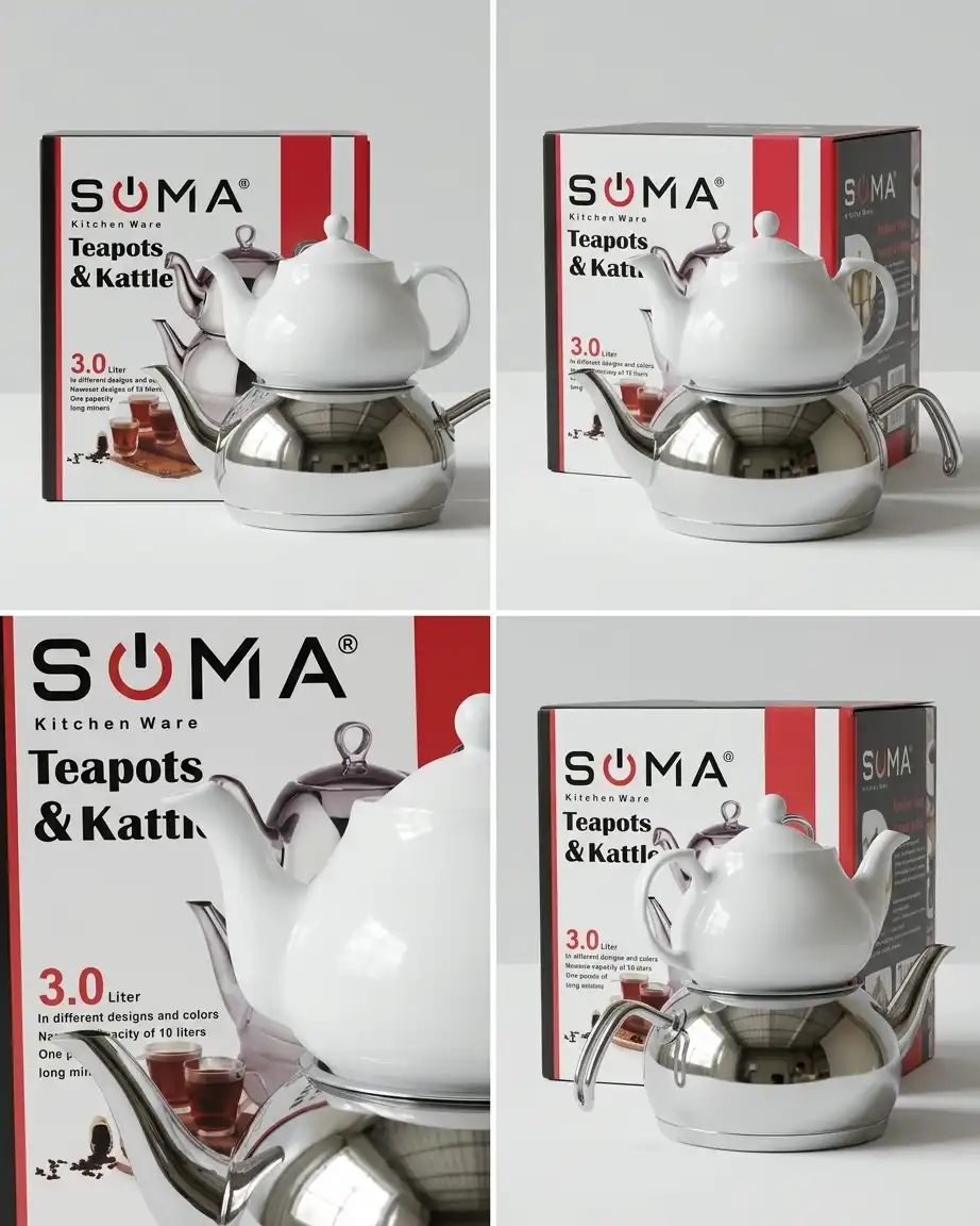 soma steel kettle teapot model 304