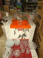 sakura villa crystal serving set 25pcs